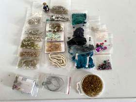Freecycle SEQUINS & EQUIPMENT, 25 packets of SEQUINS: VARIETY OF SIZES, ...