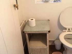 Freecycle Wicker cabinet