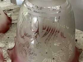 Freecycle Three Christopher Wray glass lamp shades