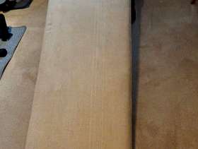Freecycle Padded bench seat top.