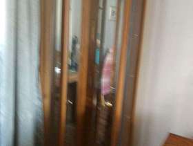 Freecycle Corner glass cabinet