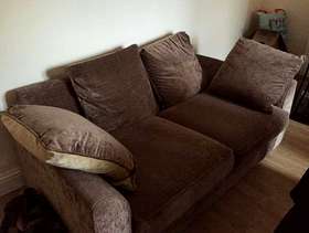 Freecycle 2 seater sofa with reversible cushions