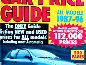 Freecycle Parker's Car Price Guide Sept 1996