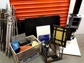 Freecycle Tripods, developing & lighting items