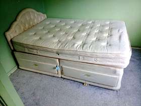 Freecycle King size bed and mattress