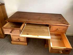 Freecycle Solid pine desk