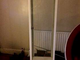 Freecycle IKEA glass cabinet
