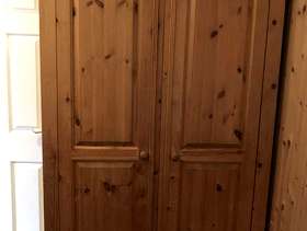 Freecycle Two pine double wardrobes