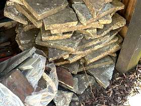 Freecycle Broken patio slabs