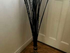 Freecycle Twig floor lamp with fairy lights