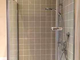 Freecycle Shower Screen, base and external shower unit.