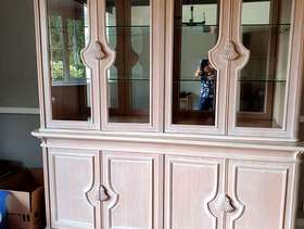 Freecycle Pinky colourwooden display cabinet