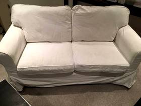 Freecycle White 2 Seater IKEA EKTORP SOFA