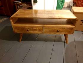 Freecycle Tv table 90x35x46 mango wood brand new