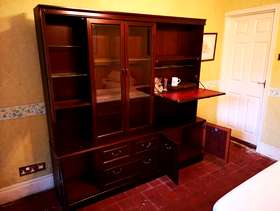 Freecycle Good quality mahogany wall unit