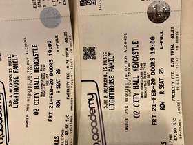 Freecycle Lighthouse Family tickets