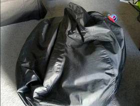 Freecycle Large Black Beanbag