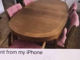 Freecycle Dining room table and chairs