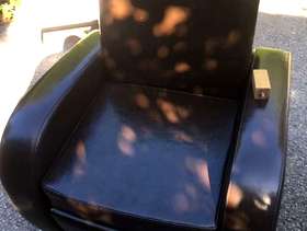 Freecycle Brown leather armchair