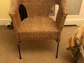 Freecycle Wicker chair