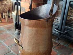 Freecycle Copper Coal Skuttle
