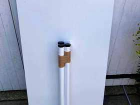 Freecycle White melamine table