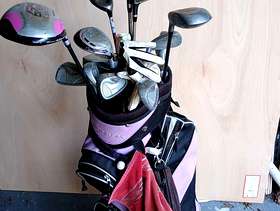 Freecycle Golf Clubs with bag