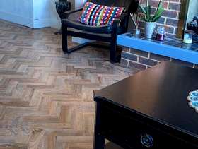 Freecycle Ikea black leather chair