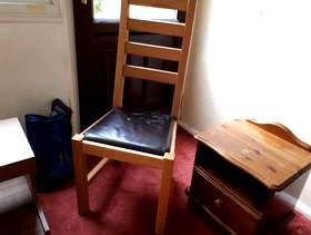 Freecycle 1 pine chair