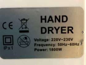 Freecycle Automatic hand drier