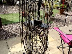 Freecycle Wine rack with lights