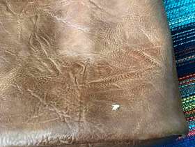 Freecycle Stylish Tan Leather Shoulder Bag with smaller inner shoulder bag.