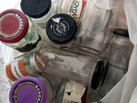 Freecycle 15 clean used jars with lids