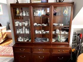 Freecycle Dining room glass display cabinet