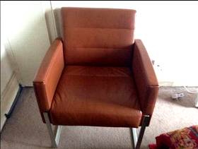 Freecycle Leather chair