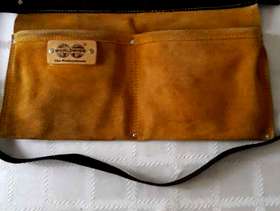 Freecycle Two Pocket Suede Leather Work Pouch