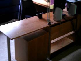 Freecycle Free! Ikea oak desk in good condition