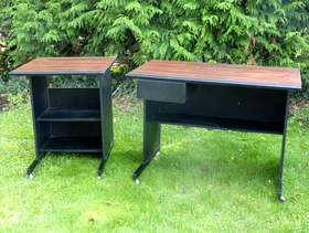 Freecycle Computer Desk and matching printer table