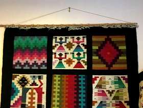 Freecycle Woven wall hanging