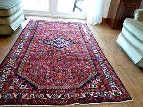 Freecycle Beautiful, genuine Afghan rug, 100% wool, red mix, 220x123 cms, ...