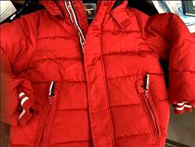 Freecycle John Lewis child’s down jacket - age 6 - red ...
