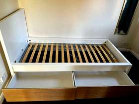 Freecycle Single Bed Frame with Storage Drawers