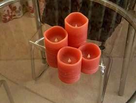 Freecycle 4 x electric candles