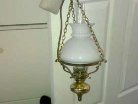 Freecycle Retro 1970's ceiling lantern