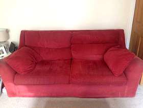 Freecycle Large Red two seater Sofa (Next)