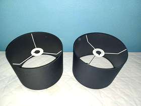 Freecycle Two black lampshades - £5 for both