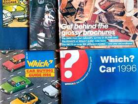 Freecycle Which? Car Buying Guides 1983-1986 & 1996