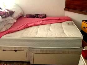 Freecycle Double bed with storage