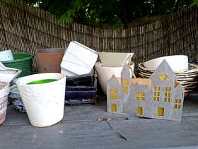 Freecycle Job Lot Various Ceramic and Decorative Plant Pots
