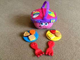 Freecycle LeapFrog Shapes & Sharing Picnic Basket